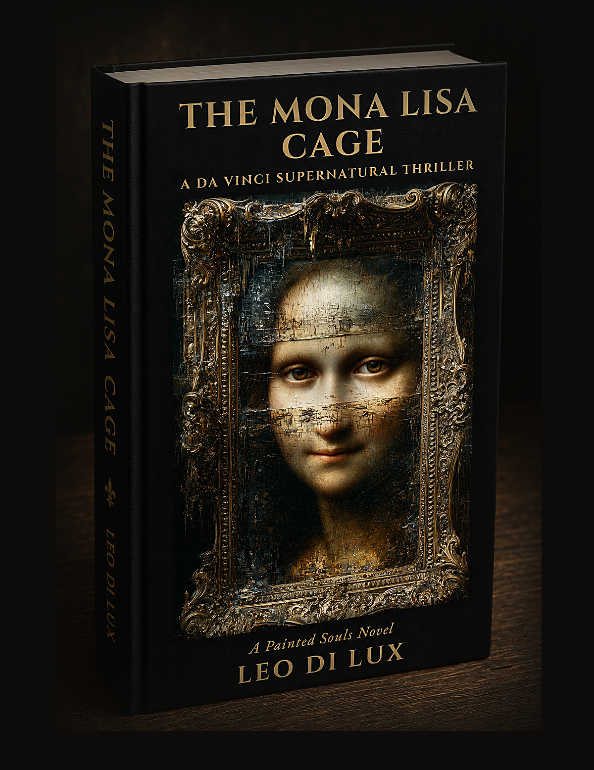 The Mona Lisa Cage — 3D book